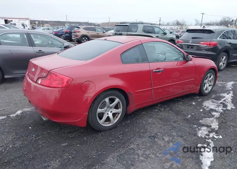 2003 Infiniti G35 Base W/Leather z USA, uszkodzony, nr VIN JNKCV54EX3M221490